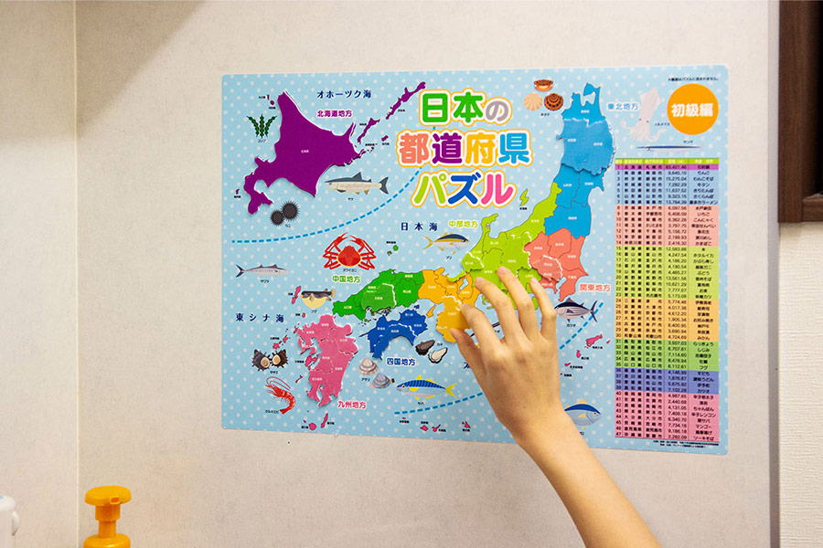 日本の都道府県パズル